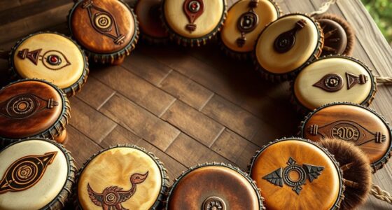 handmade ritual drum collection