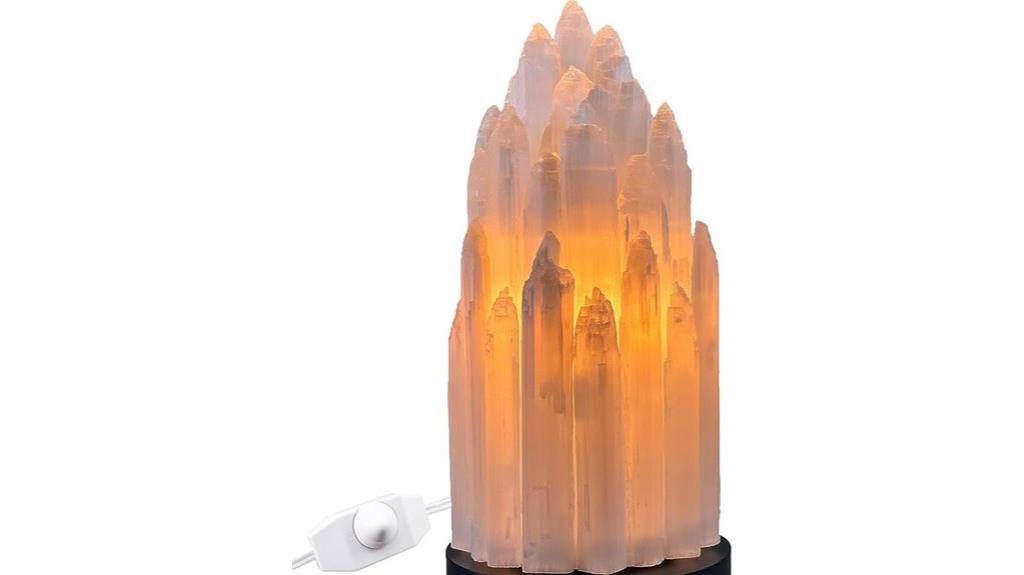 handmade salt lamp with dimmer