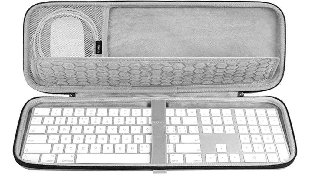hard shell keyboard travel case
