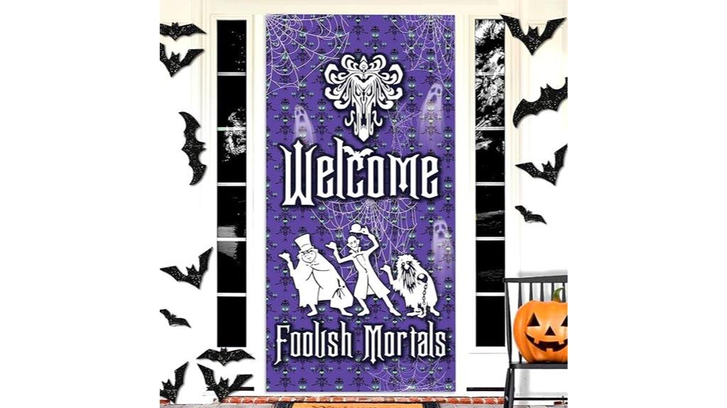 haunted house door cover
