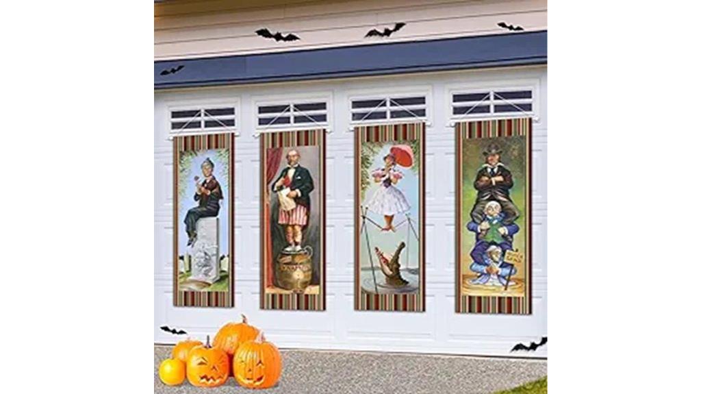 haunted mansion banner set