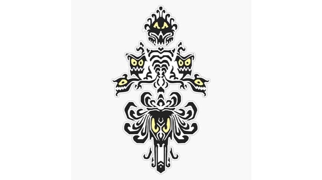 haunted mansion vinyl sticker