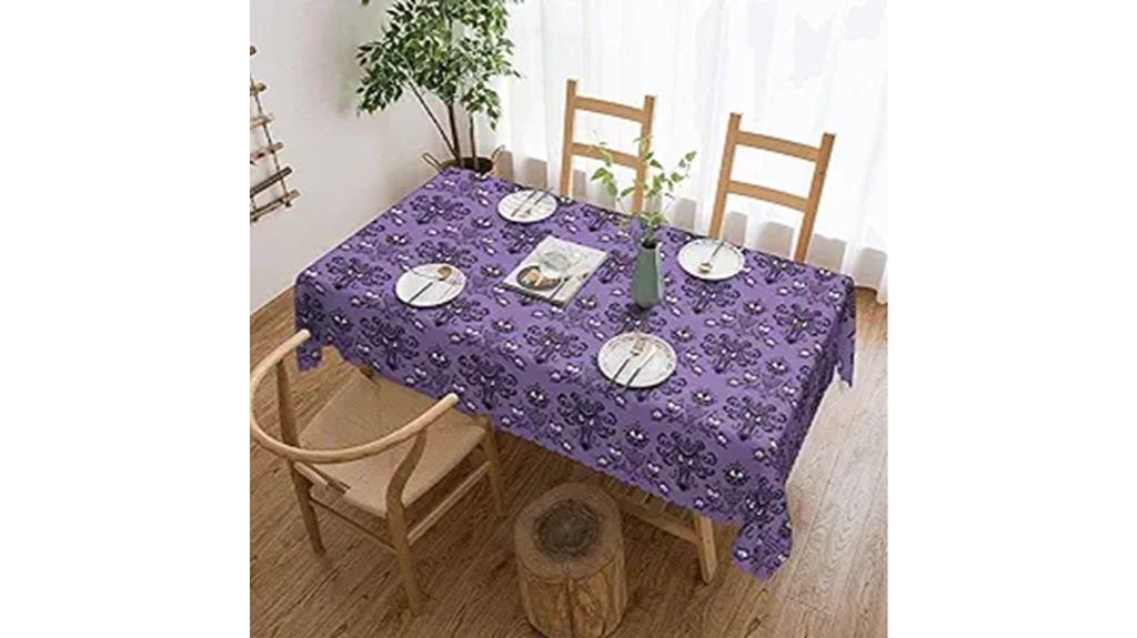 haunted mansion waterproof tablecloth