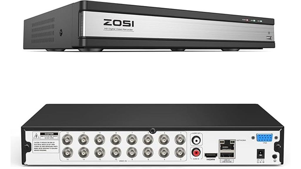 high resolution 16 channel recorder