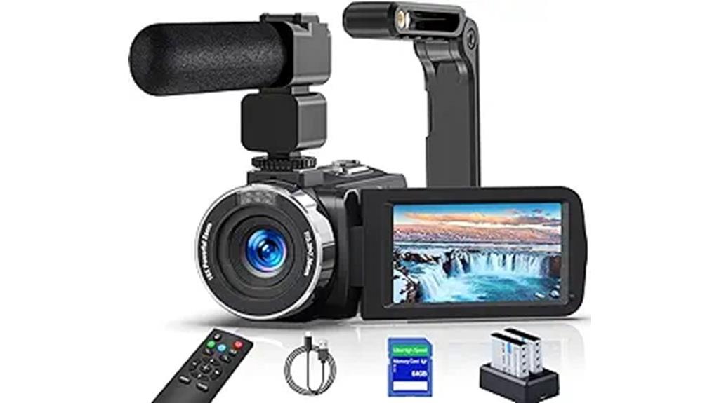 high resolution camcorder with zoom