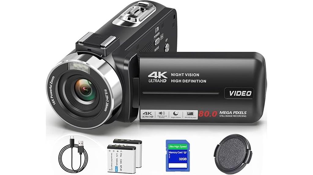 high resolution night vision camcorder