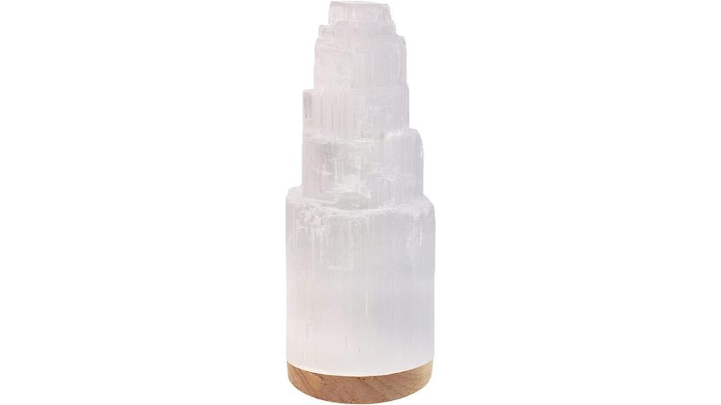 himalayan glow selenite lamp