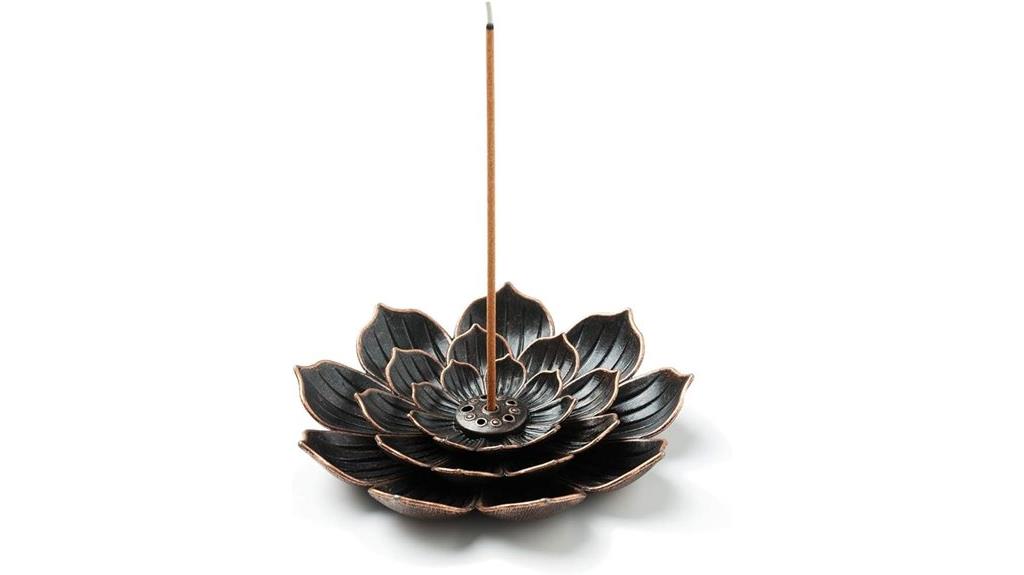 incense stick holder with ash catcher