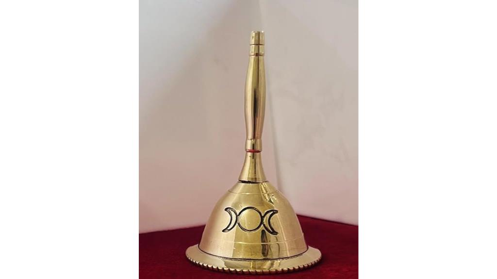 indian brass hand bell