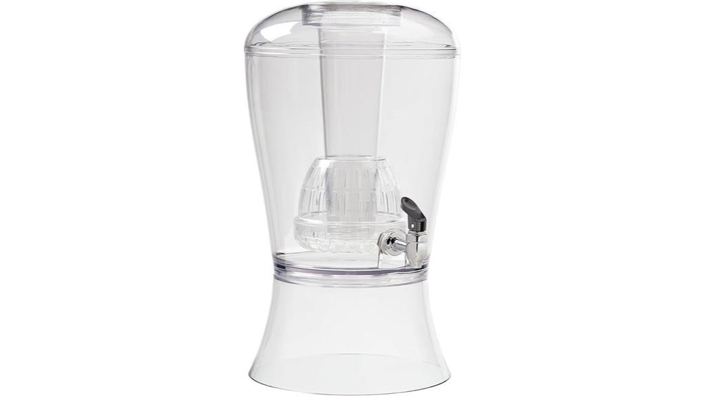 large beverage dispenser with infuser