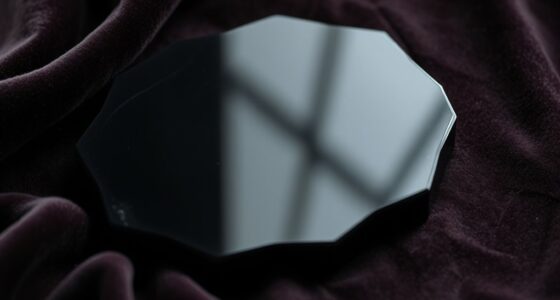large obsidian scrying mirrors