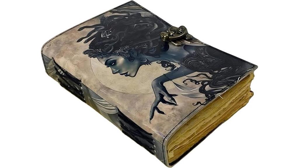leather bound blank spell book