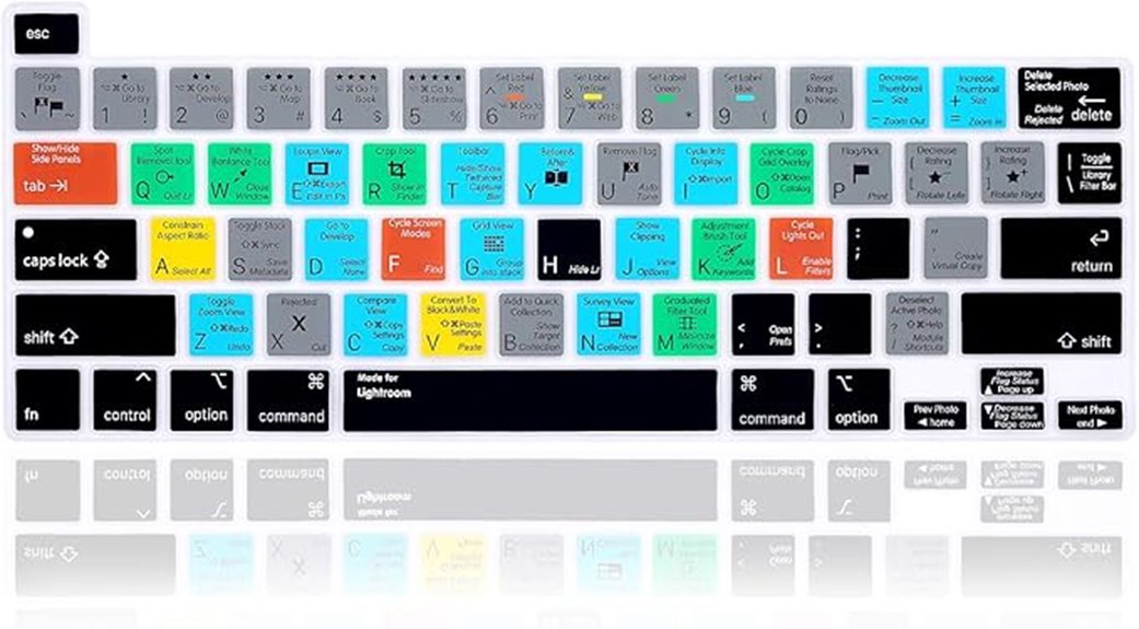 lightroom keyboard cover silicone