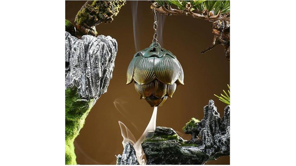 lotus shaped incense holder