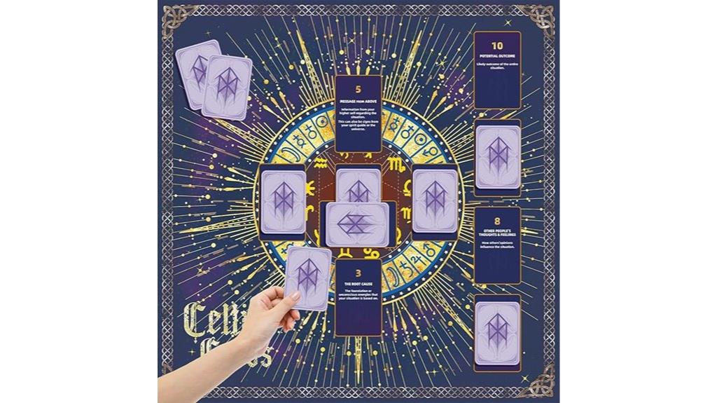 luxurious velvet tarot cloth