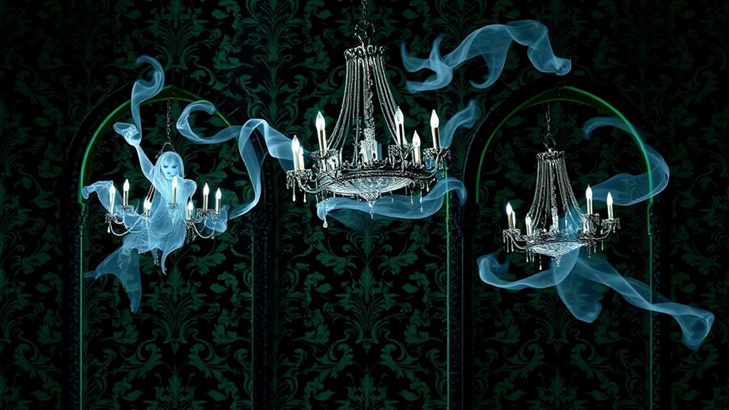 luxury haunted mansion wallpaper