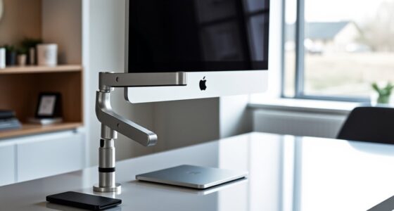 luxury imac monitor arms