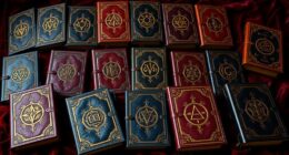 luxury leather spellbook collection