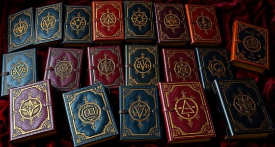 luxury leather spellbook collection