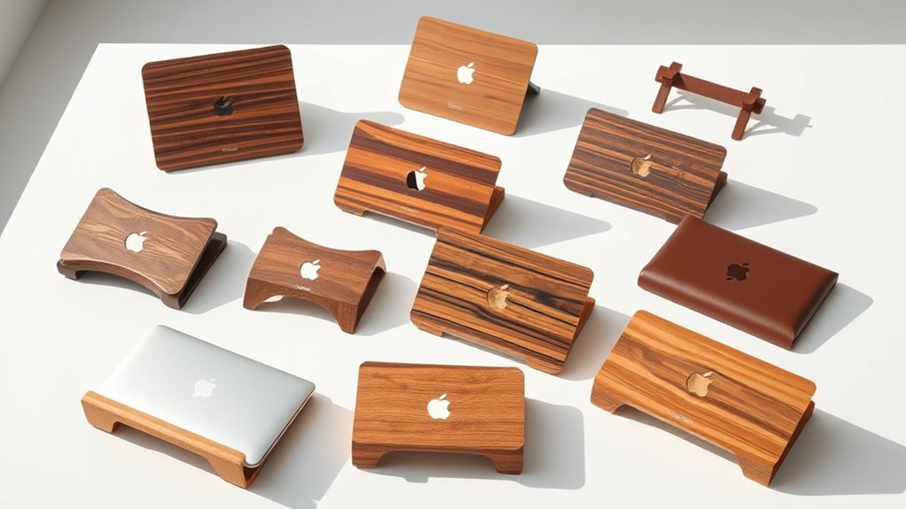luxury macbook lapstands