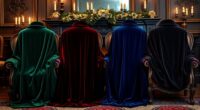 luxury velvet winter cloaks