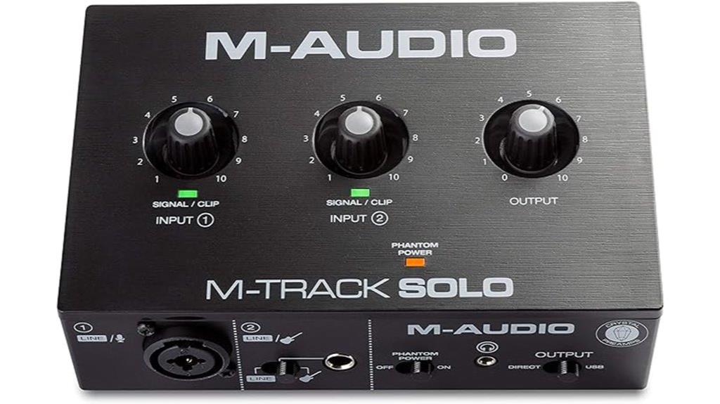 m track solo usb interface