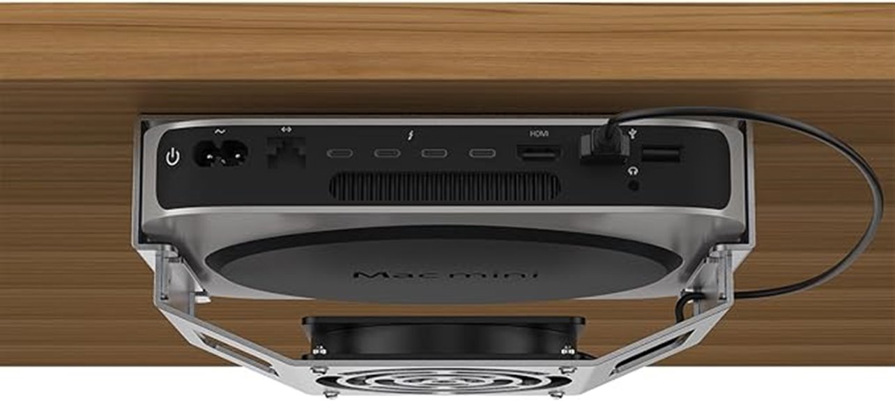 mac mini fan mounting