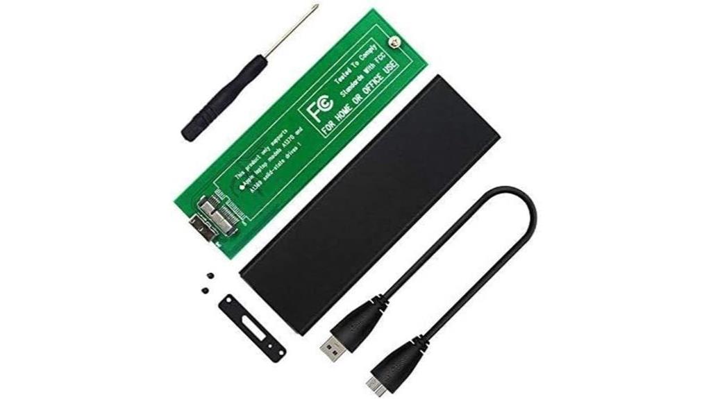 macbook air pcie ssd enclosure
