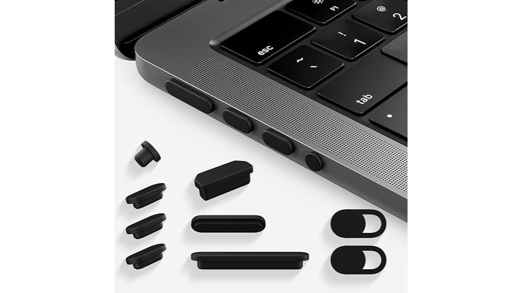 macbook dust cover plugs