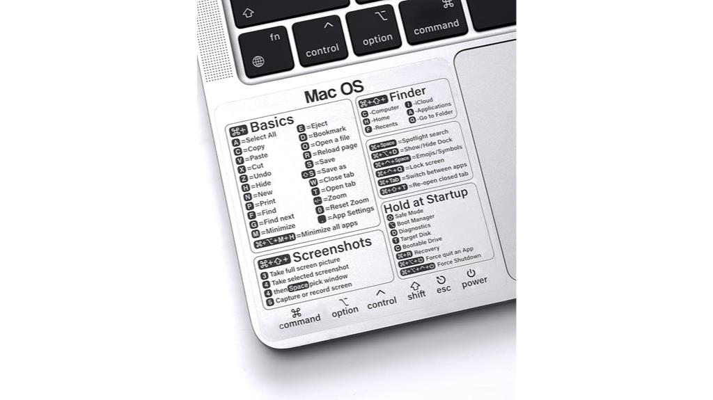 macbook shortcut stickers