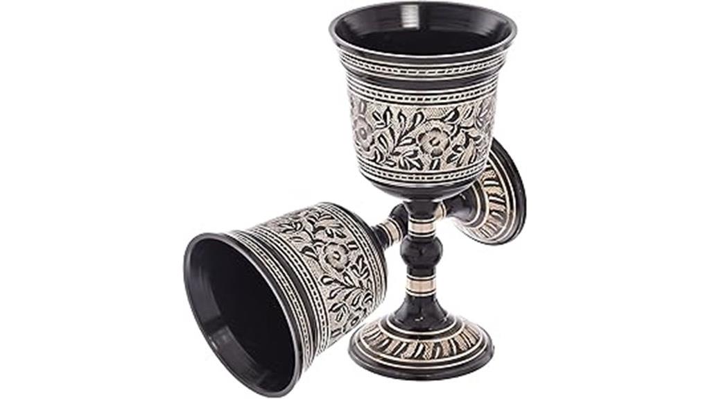 medieval brass chalice