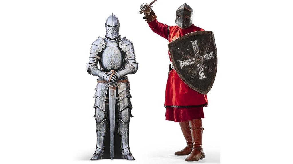 medieval knight cardboard stand