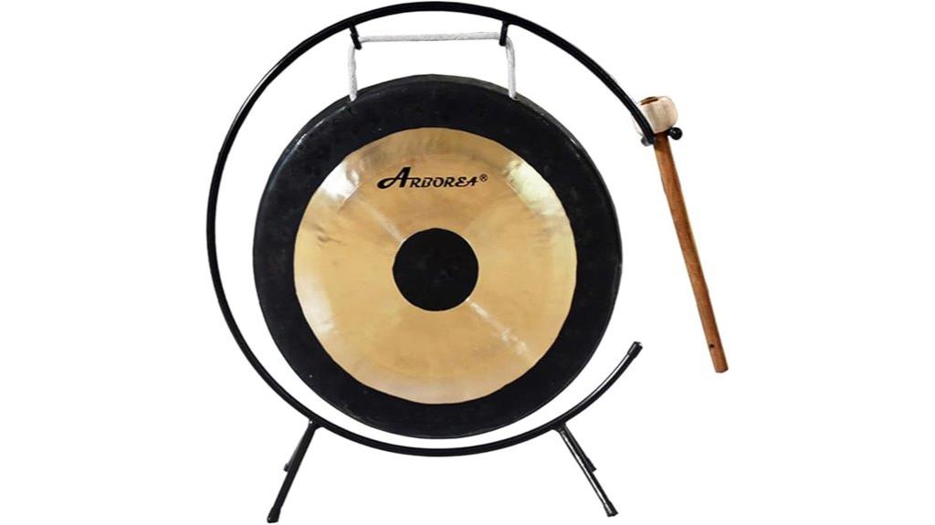 mini gong with stand