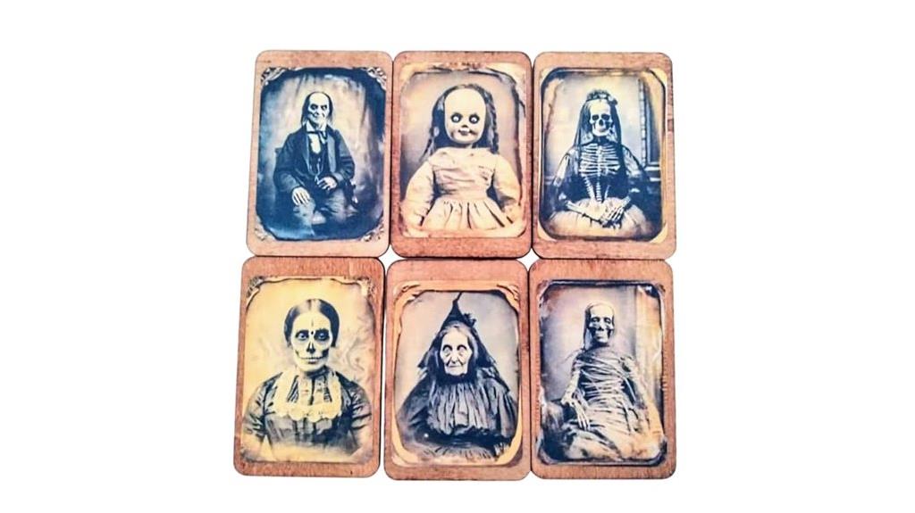 miniature haunted portraits set