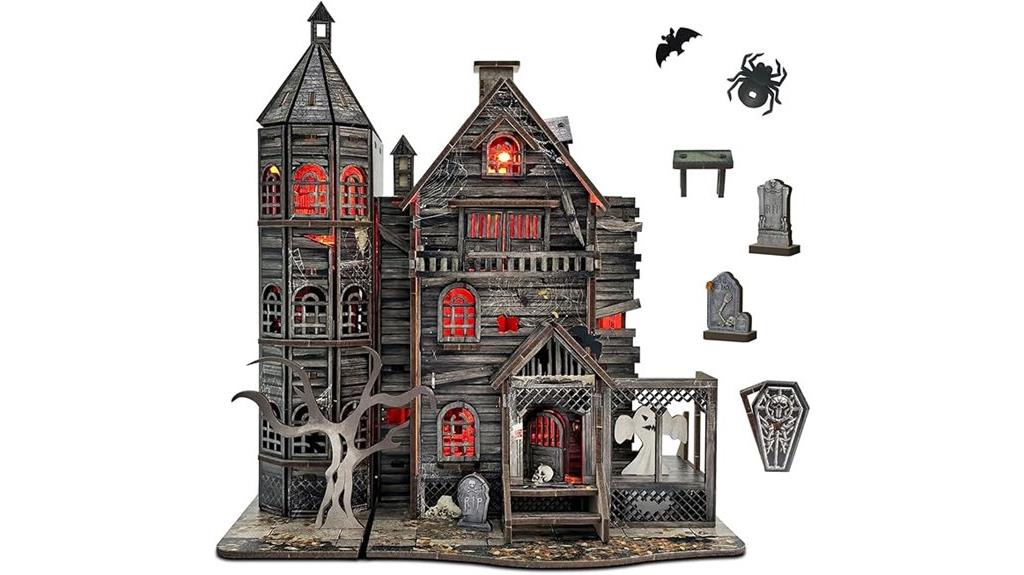 miniature house building set