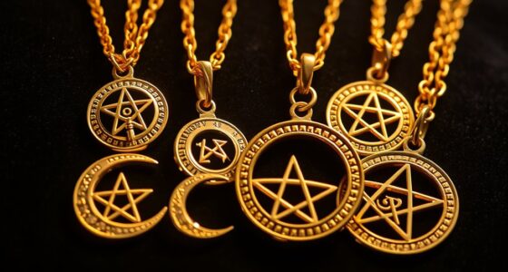 mystic gold plated necklaces