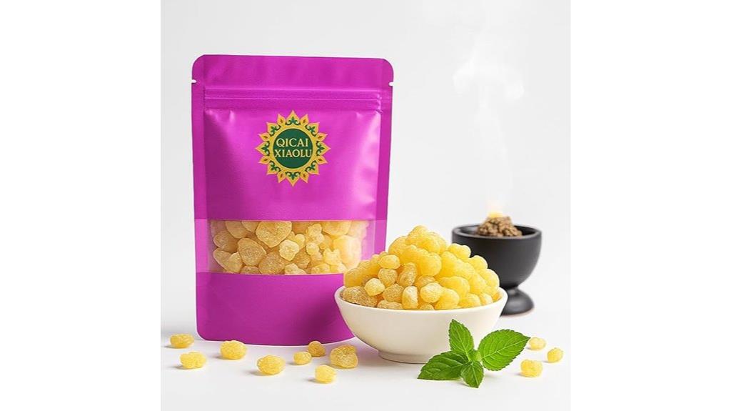 natural resin and crystal set