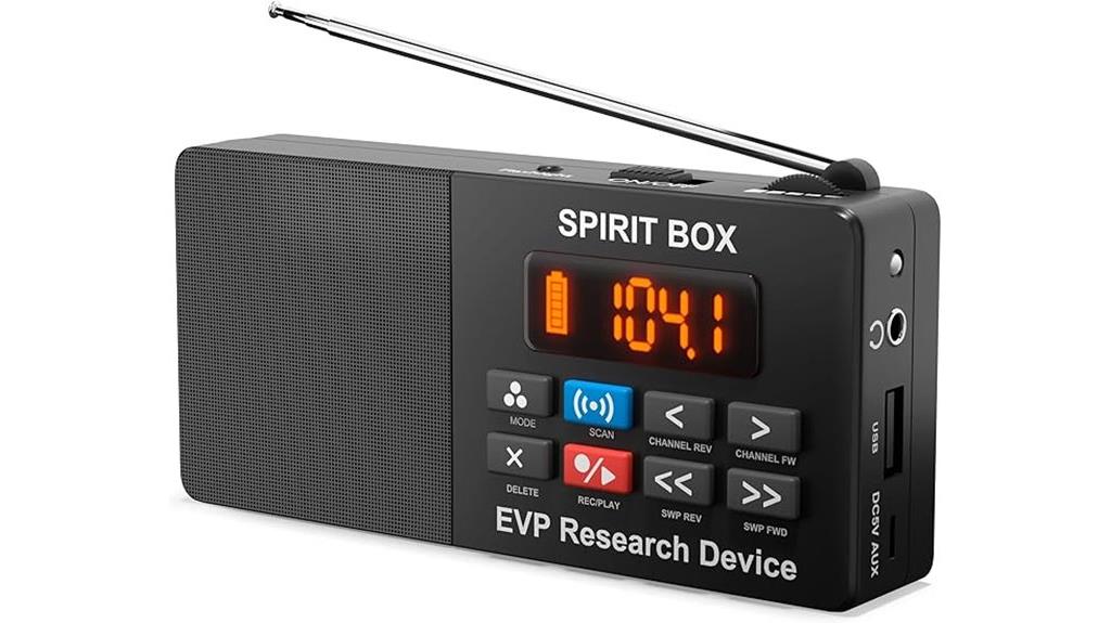 paranormal spirit box device