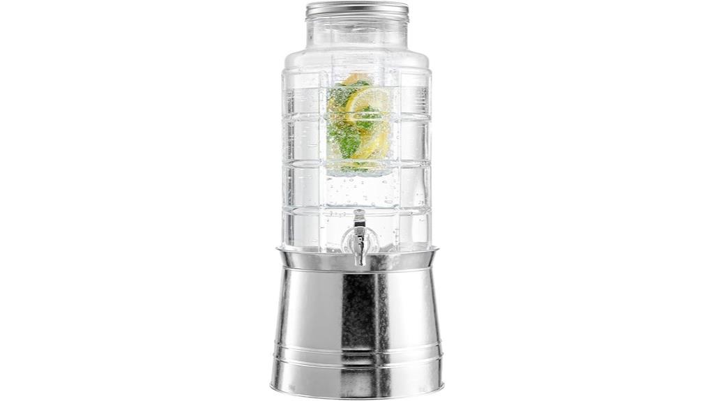 patchwork beverage dispenser capacity