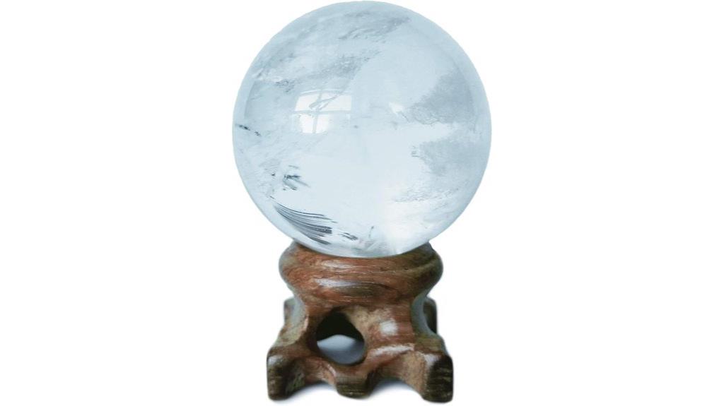 polar jade quartz sphere