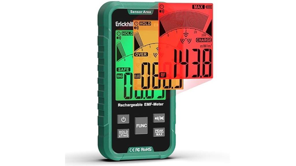 portable emf radiation meter