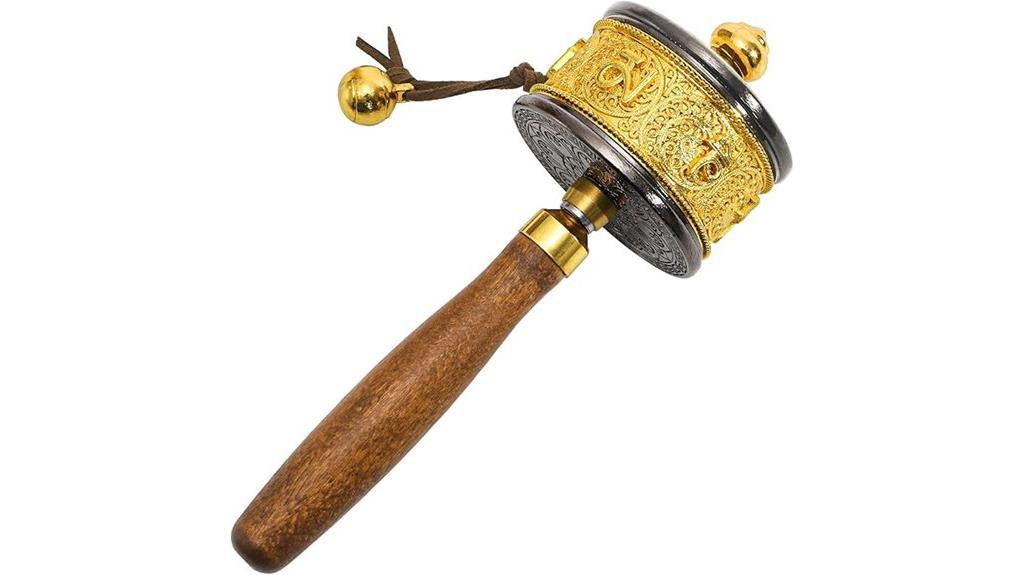 portable tibetan prayer wheel