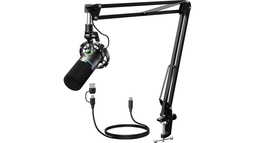 professional streaming microphone kit