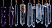 rare elegant crystal pendulums