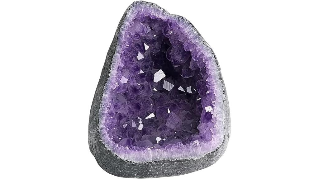 raw amethyst crystal cluster