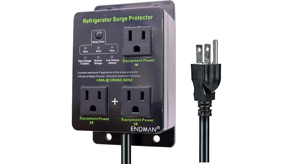 refrigerator outlet surge protector