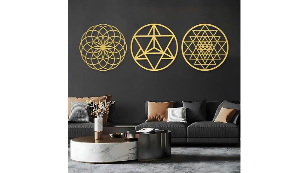 sacred geometry wall art