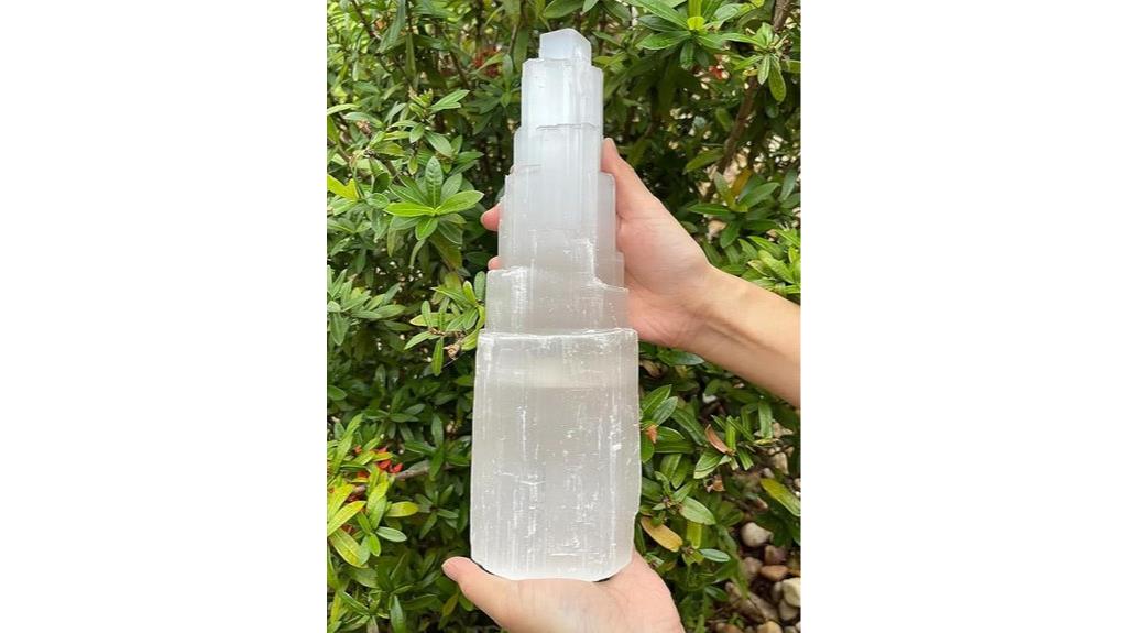 selenite skyscraper lamp