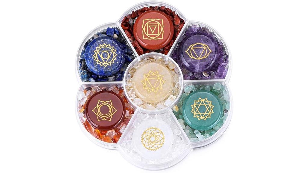 seven chakra crystal stones