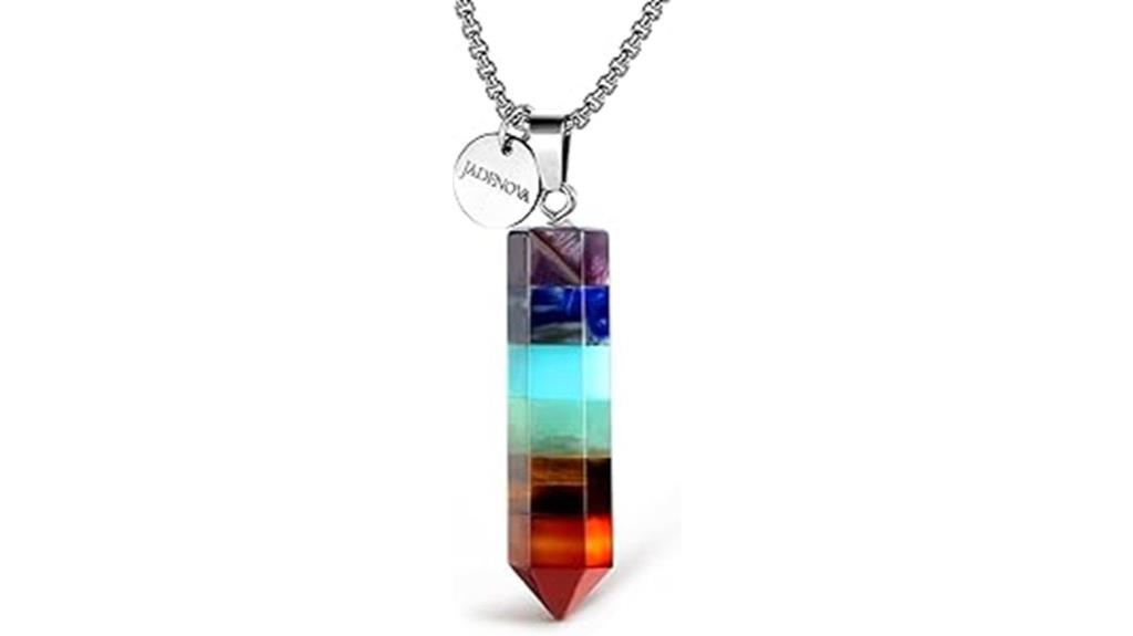 seven chakra gemstone necklace